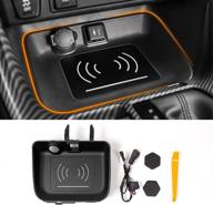 enhanced wireless charger mount & phone charging pad for toyota rav4 2019-2021 logo