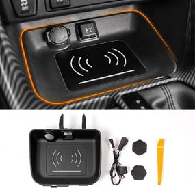 img 4 attached to Enhanced Wireless Charger Mount & Phone Charging Pad for Toyota Rav4 2019-2021