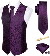 barry wang matched paisley waistcoat wedding men's accessories ~ ties, cummerbunds & pocket squares logo