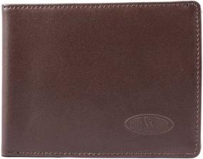 img 4 attached to 👔 Big Skinny Leather Bi-Fold Wallet: Ultimate Men's Accessory for Sleek Wallets, Card Cases & Money Organizers