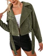 cxins fringed cropped outwear black women's clothing : coats, jackets & vests logo