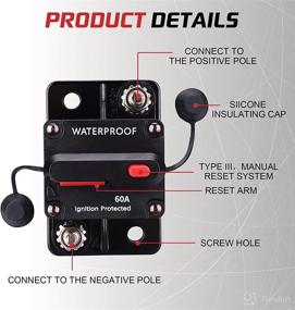 img 3 attached to Circuit Breaker Resettable Trolling Waterproof