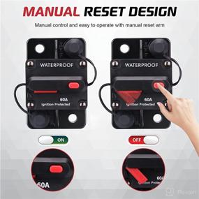 img 2 attached to Circuit Breaker Resettable Trolling Waterproof