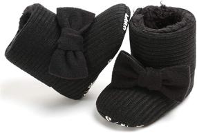 img 1 attached to LiveBeauty Anti Skid Toddler Prewalker Booties Boys' Shoes ~ Boots