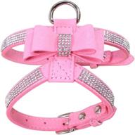 bling rhinestone pet dog harness vest with bowknot by norbi fashion - ideal for your fashionable puppy логотип