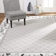 7'8" x 10'7" gray home dynamix lyndhurst sheraton area rug logo