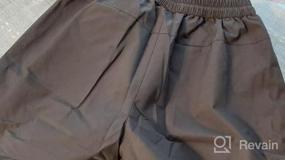 img 5 attached to Тепло и удобно: зимние лыжные и походные штаны IRELIA на флисовой подкладке для мальчиков и девочек