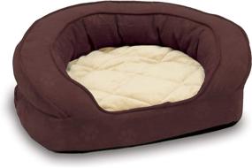 img 4 attached to 🐶 Deluxe Ortho Bolster Sleeper Pet Bed by K&amp;H PET PRODUCTS: Superior Comfort for Your Beloved Pet