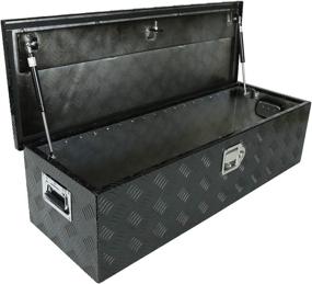 img 3 attached to 🔧 Heavy Duty Aluminum Pick Up Truck Tool Box: 39 x 13 x 10 Inches - Ideal for Trailer Storage