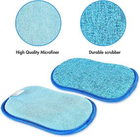 img 3 attached to Effortless Cleaning with 6 Pack Scrub Sponges: Heavy Duty Scouring Power for Dishes, Pots, and Pans