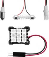 revamp your car interior with bluetooth-controlled led panel bulbs - t10/ba9s/festoon adapters included! logo