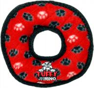 red paw junior tuffy ultimate durable dog toy ring logo