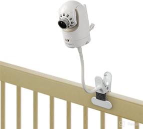 img 4 attached to 👶 Flexible Clip Clamp Mount for Infant Optics DXR-8 and DXR-8 Pro Baby Monitor with 8-inch Long Gooseneck Arm, Hassle-Free Attachment for Your Baby Camera - No Tools Required