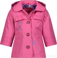 👗 stylish & lightweight trench dress coat jacket for baby girls by london fog logo