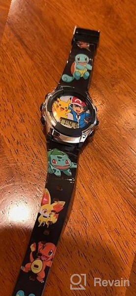 img 1 attached to Colorful Pokemon Kids' Quartz Watch 🔴 with Durable Plastic Strap, Size 16 Inches review by Christopher Yap