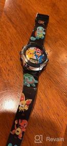 img 6 attached to Colorful Pokemon Kids' Quartz Watch 🔴 with Durable Plastic Strap, Size 16 Inches