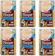 indulge your cat with inaba churu bisque lickable treats: creamy purée bisque with vitamin e & green tea extract - 6 servings of tuna recipe in each 8.4 ounce pack logo