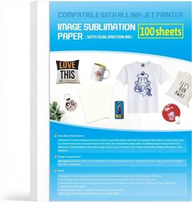 img 4 attached to BOSSTOP A4 Sublimation Paper - 100 Sheets For Heat Transfer Mug Printing