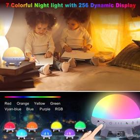 img 2 attached to YACHANCE Night Lights for Kids: White Noise Machine Baby Night Light with 31 Soothing Sounds, 3 Modes, and 7 Color Options for Better Sleep and Fun Playtime - Blue