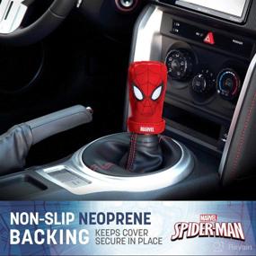 img 2 attached to 🕷️ Pilot MVL-0101 Marvel Spiderman Shift Knob Cover: Spidey-inspired Protection for Your Car's Shifter!