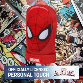 img 1 attached to 🕷️ Pilot MVL-0101 Marvel Spiderman Shift Knob Cover: Spidey-inspired Protection for Your Car's Shifter!