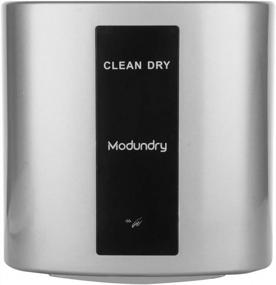 img 4 attached to 1200W Commercial Automatic Infrared Sensor Hand Dryers For Bathrooms - Noise Reduction, Surface Mounted (Grey) - Mondundry