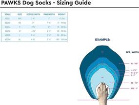 img 1 attached to 🧦 RC Pet Products Pawks Dog Socks: Ultimate Paw Protection and Grip