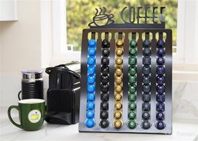 img 2 attached to ☕ Nespresso Coffee Pod Storage Rack - Holds 60 Capsules (Coffee pods Excluded. Compatible with Nespresso Capsules Only)