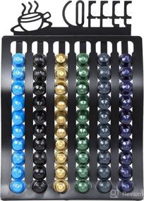 img 3 attached to ☕ Nespresso Coffee Pod Storage Rack - Holds 60 Capsules (Coffee pods Excluded. Compatible with Nespresso Capsules Only)