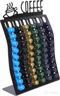 ☕ nespresso coffee pod storage rack - holds 60 capsules (coffee pods excluded. compatible with nespresso capsules only) логотип