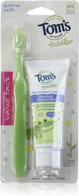 img 2 attached to 🦷 Toms Maine Toddler Toothpaste Toothbrush: Optimal Oral Care for Little Ones