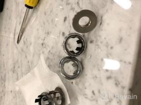 img 8 attached to Upgrade Your Sink With BWE Brushed Nickel Basin Trim & Overflow Cover
