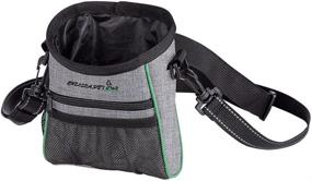 img 4 attached to 🐶 Carllg Dog Treat Pouch: Convenient Training Bag with Adjustable Waist Belt and Shoulder Strap