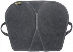img 1 attached to Command Pilot Skwoosh Gel Seat Pad - Lightweight, Waterproof, Foldable Cushion With Mesh Fabric And Handles For Travel, Pilots, And Office Comfort