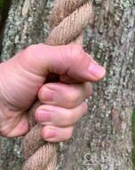 img 1 attached to Get Fit And Strong With Perantlb Outdoor Climbing Rope - Available In Multiple Lengths And 1.5'' Diameter review by Jimmy Bhat