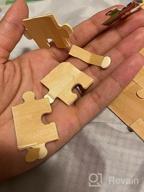 img 1 attached to Tepsmigo Wooden Jigsaw Puzzles Set For Kids - 4 Pack, 100 Pieces Each, Preschool Learning Toys For Boys And Girls review by Sam Bauer
