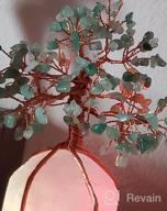 img 1 attached to Invite Prosperity And Luck With Mookaitedecor 7 Chakra Crystal Tree Bonsai Money Tree review by Natalie Martin