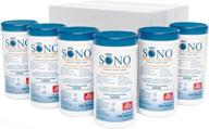 sono medical grade disinfecting wipes - antibacterial cleaning wipes for schools, 🧼 healthcare facilities, business and home office - 100 count canister, pack of 6 logo