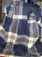 img 1 attached to Mud Kingdom Plaid Sleeveless Loose Fit Faux Wool Holiday Girls Dresses review by Dick Grayson