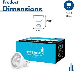 img 3 attached to Hyperikon GU10 LED Bulb Dimmable 6.5W=50W, 120V MR16 Light For Track Lighting, UL, Energy Star, Daylight White, 18 Pack