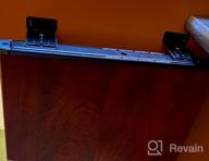 картинка 1 прикреплена к отзыву Регулируемый по высоте ящик для клавиатуры с деревянным держателем для офисных столов - Мебельные аксессуары FRMSAET, доступны в размерах 20/24/30 дюймов, черный от Jessica Duran
