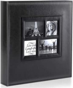 img 4 attached to 600 Pockets Photo Album: Ywlake 4X6 Extra Large Capacity Family Wedding Picture Albums, Holds 600 Horizontal & Vertical Photos - Black