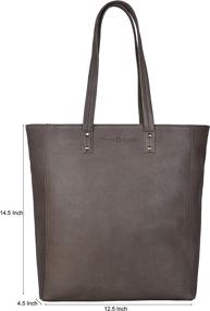 img 3 attached to Antonio Valeria Premium Leather Shoulder Women's Handbags & Wallets - Shoulder Bags
