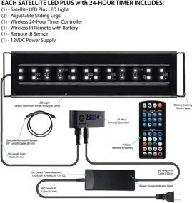 img 2 attached to 🐠 LED Plus Light for Freshwater Aquarium by Current USA Satellites