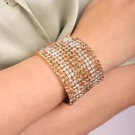 dazzle and sparkle with yertter yertter's dainty rhinestone crystal bracelet - perfect gift for women and girls logo