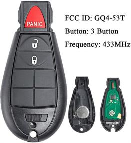 img 1 attached to BESTHA Keyless Replacement GQ4 53T 2013 2018