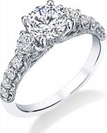 6 stylish moissanite engagement rings for women in 10k, 14k, 18k gold & platinum plated silver logo