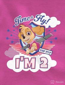 img 2 attached to Adorable Nickelodeon Paw Patrol 🐾 Skye 2nd Birthday Infant Girls' Fitted T-Shirt