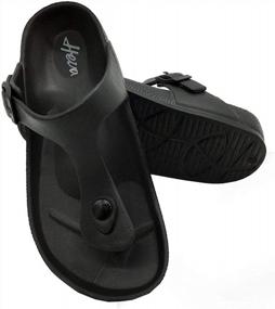 img 3 attached to Step In Style With LUFFYMOMO'S Comfortable Eva Flip Flop Thong Sandals For Women