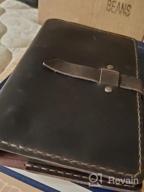 img 1 attached to A6 Refillable Leather Journal: Vintage Handmade Writing Notebook For Men & Women - Brown review by Chris Pollreisz